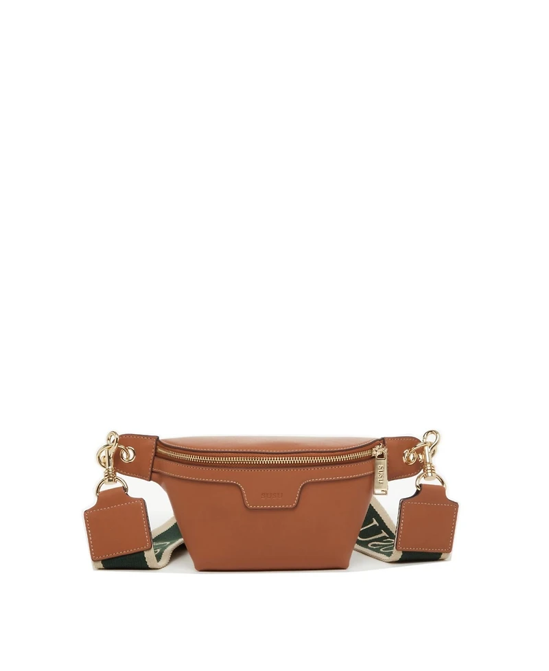 Susu Chest Sling Bag Shoulder Sling Bag Little Brown Bag Leather Crossbody Sling Bag