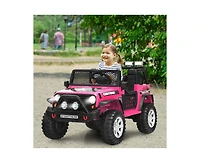 12V Kids Remote Control Electric Ride On Truck Car with Lights and Music
