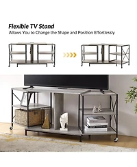 Patricio Flexible Tv Stand with Power Outlets