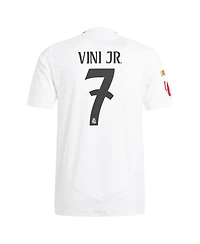 Adidas Men's Vini Jr. White Real Madrid 2024/25 Home Authentic Player Jersey