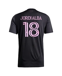 Adidas Men's Jordi Alba Ramos Black Inter Miami Cf 2025 The Fortitude Kit Replica Player Jersey