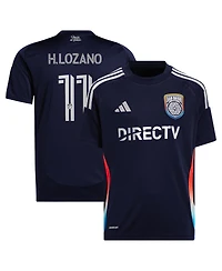 Adidas Big Boys and Girls Hirving Lozano Navy San Diego Fc 2025 State of Flow Replica Player Jersey