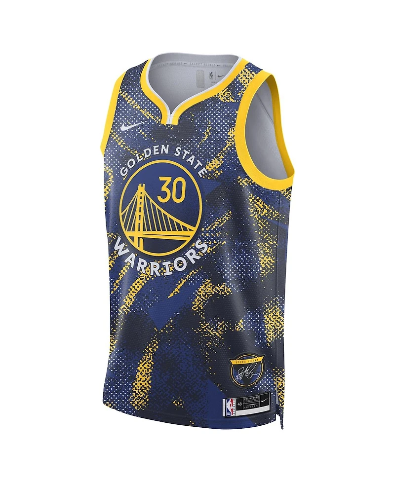 Nike Men's and Women's Stephen Curry Royal Golden State Warriors 2025 Select Series Swingman Player Jersey