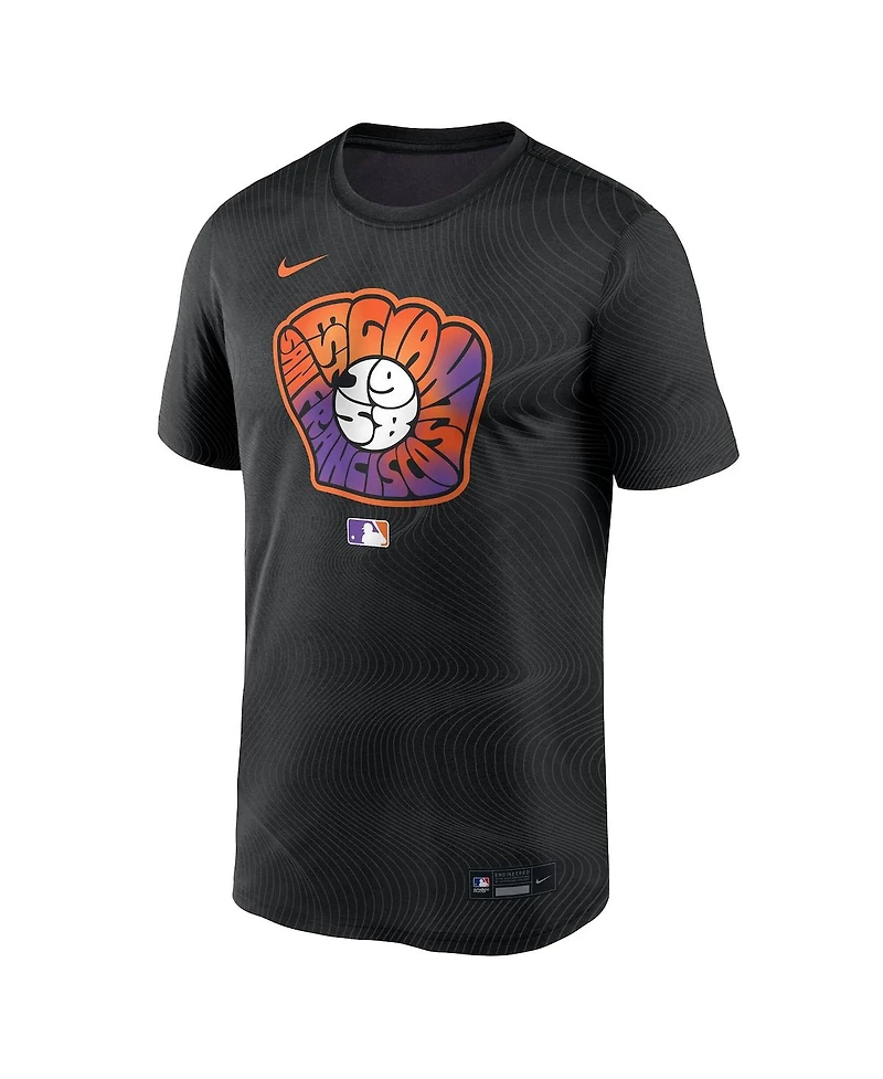 Nike Men's Black San Francisco Giants 2025 City Connect Authentic Collection Legend Performance T-Shirt