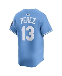 Nike Men's Salvador Perez Light Blue Kansas City Royals Alternate Limited Player Jersey