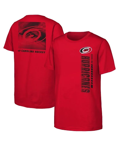 Outerstuff Big Boys and Girls Red Carolina Hurricanes Atmosphere T-Shirt
