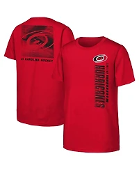 Outerstuff Big Boys and Girls Red Carolina Hurricanes Atmosphere T-Shirt
