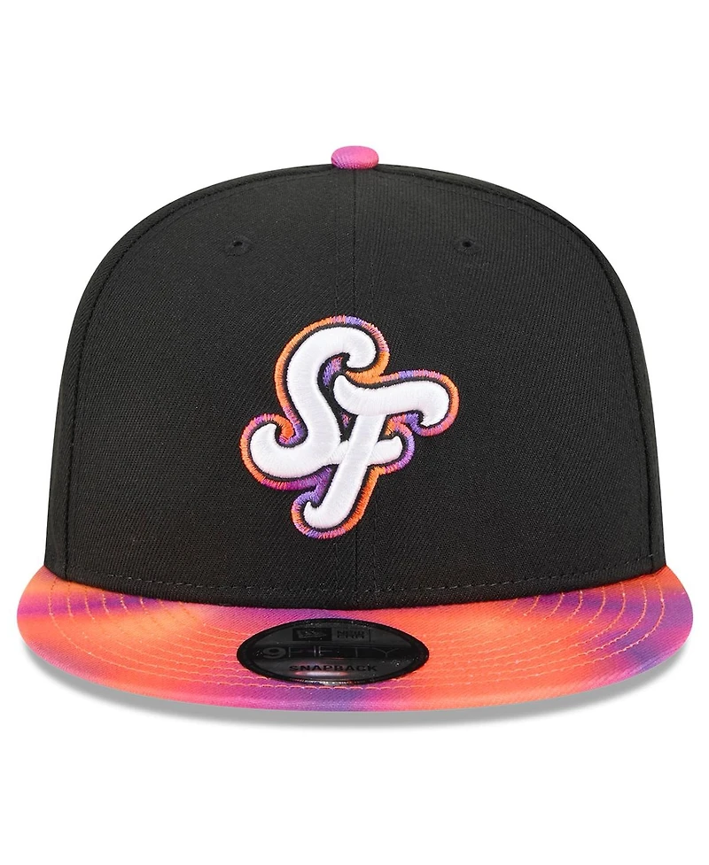 New Era Men's Black/Orange San Francisco Giants 2025 City Connect 9FIFTY Snapback Hat