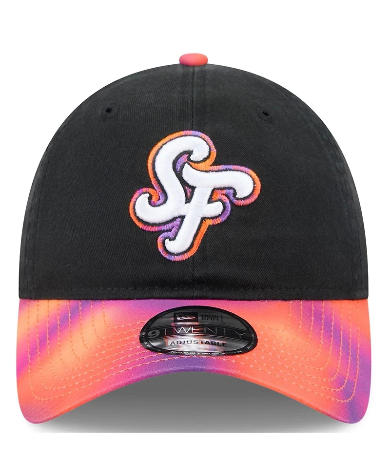 New Era Men's Black/Orange San Francisco Giants 2025 City Connect 9TWENTY Adjustable Hat