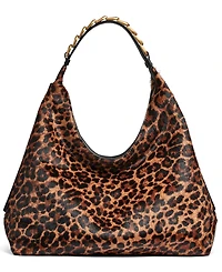 Donna Karan New York Bellmore Small Leopard Shoulder with Bezel Strap