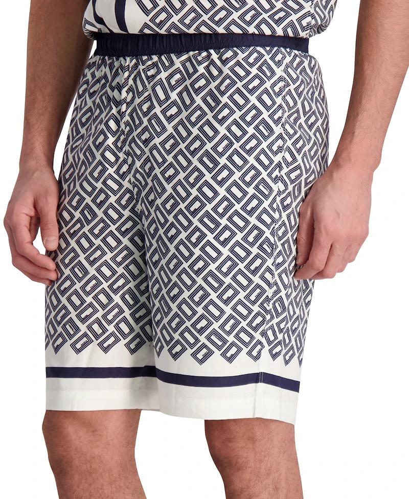 Karl Lagerfeld Paris Men's Relaxed-Fit Double L Shorts