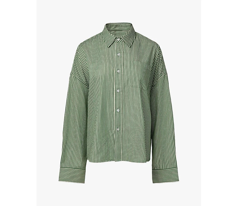 WeWoreWhat Women's Button Front Shirt