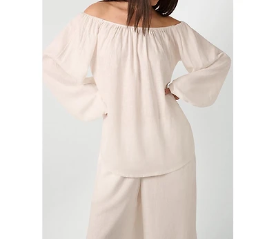 WeWoreWhat Women's Off The Shoulder Top