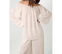 WeWoreWhat Women's Off The Shoulder Top