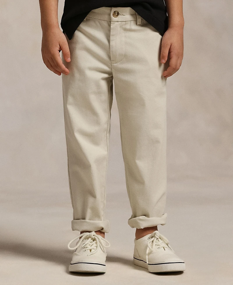 Polo Ralph Lauren Toddler and Little Boys Straight Fit Twill Pant