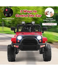 12V Kids Ride On Truck with Remote Control and Headlights