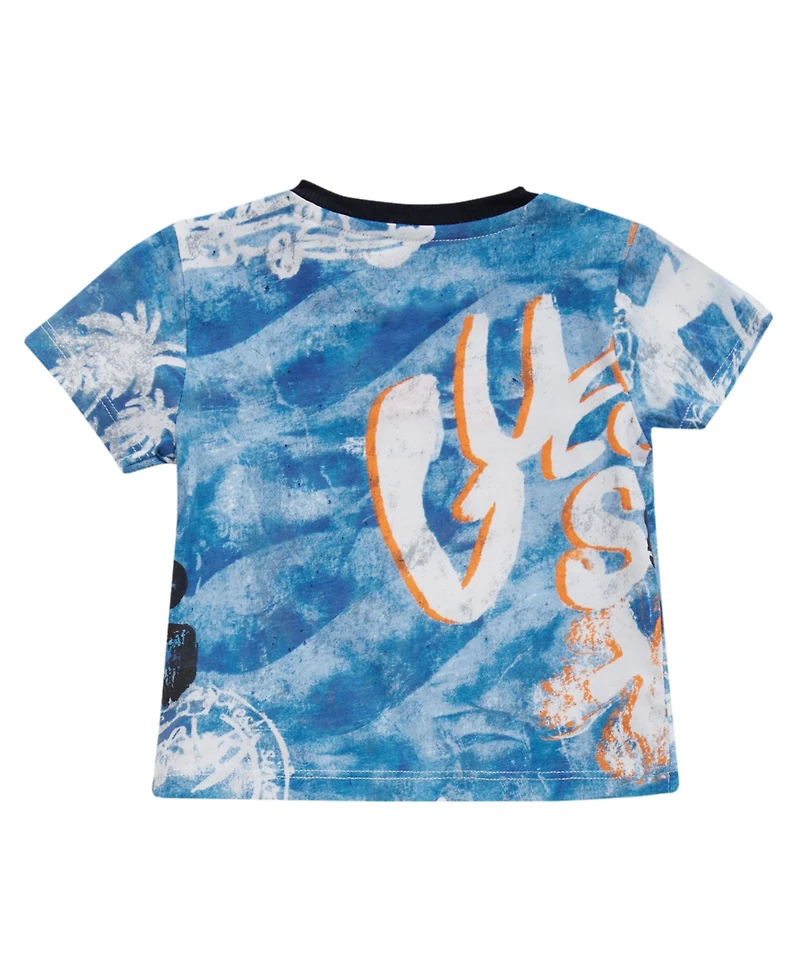 Guess Baby Boys 2-Piece Short Sleeve T-Shirt and Shorts Set