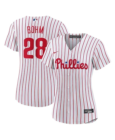 Nike Women's Alec Bohm White Philadelphia Phillies Home Replica Jersey