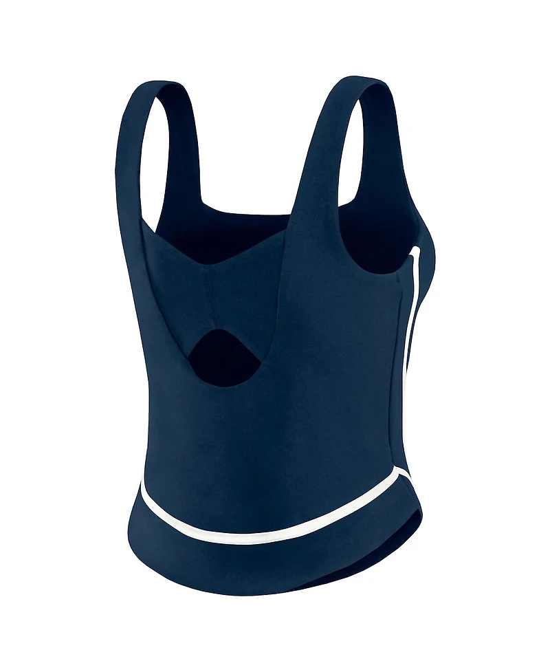 Wear by Erin Andrews Women's Navy Houston Astros Square Neck Tank Top