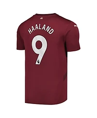 Puma Men's Erling Haaland Burgundy Manchester City 2024/25 Third Replica Player Jersey