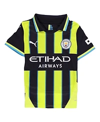 Puma Youth Erling Haaland Navy Manchester City 2024/25 Away Replica Player Jersey