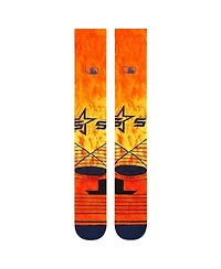 Stance Men's and Women's Orange Houston Astros 2025 City Connect Crew Socks