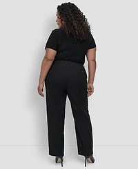 Dkny Plus Modern-Fit Pants