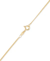 Marcasite (1/6 ct. t.w.) & Amber (1/10 ct. t.w.) Polygon Bee Pendant Necklace in 18k Gold Over Sterling Silver, 18"
