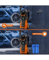 4000 Psi 2.8 Gpm Electric High Pressure Washer with Led Control and 3 Cleaning Modes