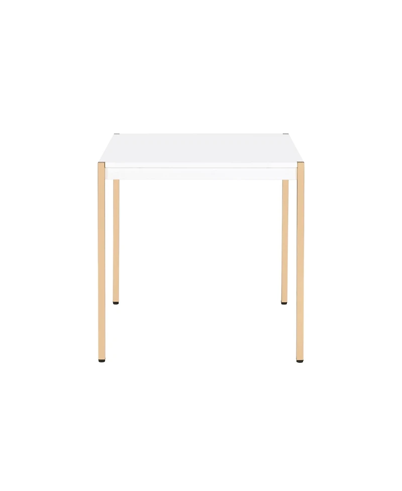 Contemporary Square End Table in Manufactured Wood Finish