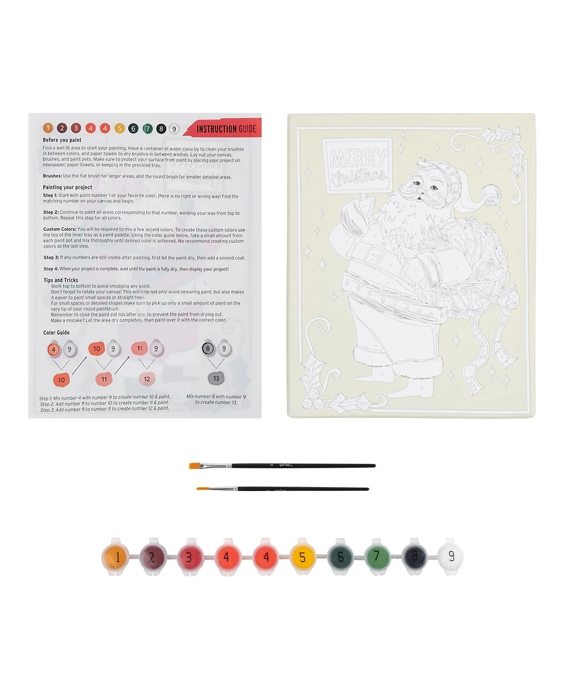 Acrylic Paint-By-Number Kit