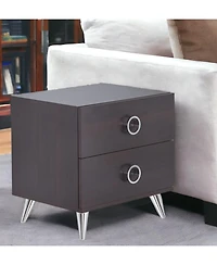 Two-Drawer End Table – A Chic and Practical Addition to Any Room