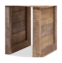 Solid Hardwood Square End Table for Living Room or Bedroom