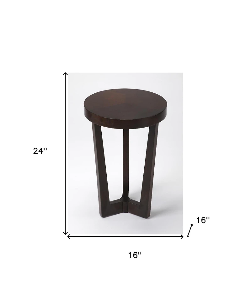 Contemporary Three-Leg Round End Table for Stylish Accent