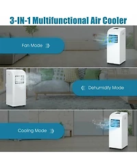 8000BTU Air Conditioner Portable, Freestanding Room Ac Unit with Dehumidifier Function