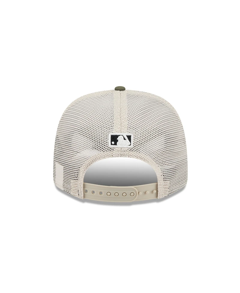 New Era Men's Light Beige/Olive Minnesota Twins 2025 Armed Forces Day 9SEVENTY Adjustable Hat