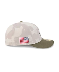 New Era Men's Light Beige/Olive Cincinnati Reds 2025 Armed Forces Day 59FIFTY Fitted Hat