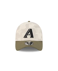 New Era Men's Light Beige/Olive Arizona Diamondbacks 2025 Armed Forces Day 39THIRTY Flex Hat