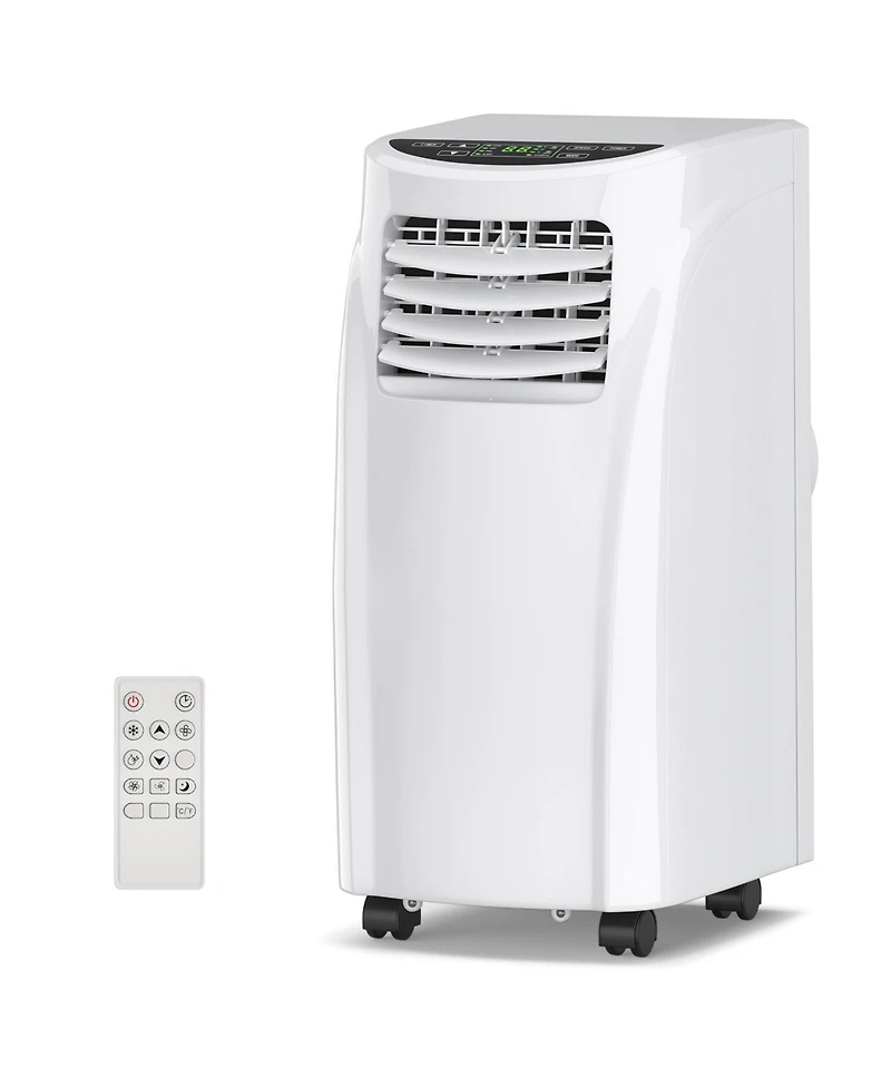 8000 Btu Portable Air Conditioner with Sleep Mode and Dehumidifier Function
