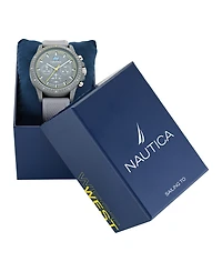 Nautica Men's Multifunction or Date Gray Polyurethane Watch, 43mm