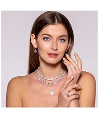 Anna Zuckerman Bauble Drop 4 Carat Cushion Earrings