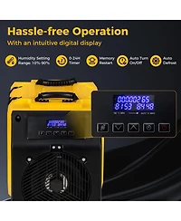 190 Ppd Commercial Dehumidifier with Pump and 2 Wheels