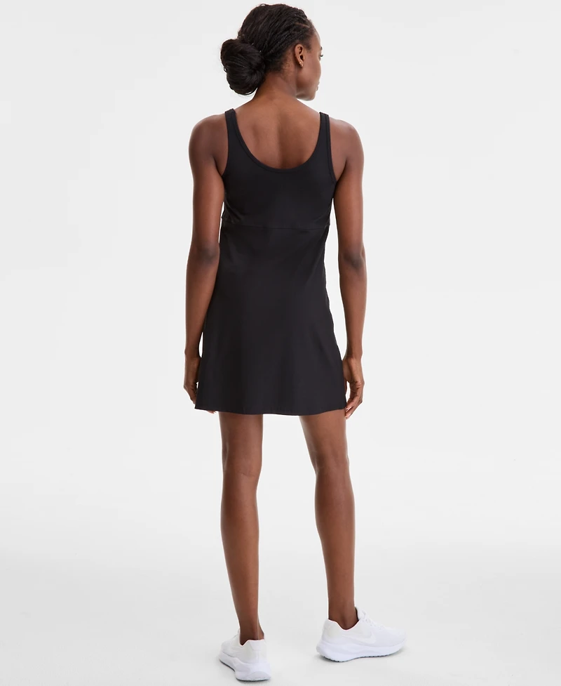 Id Ideology Women's Performance Ribbed Sleeveless Dress, Exclusively at Macy's