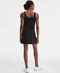 Id Ideology Women's Performance Ribbed Sleeveless Dress, Exclusively at Macy's