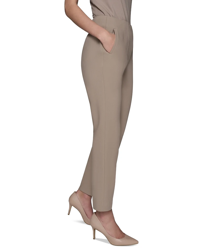 Karl Lagerfeld Paris Women's Seam-Detail Ankle Pants