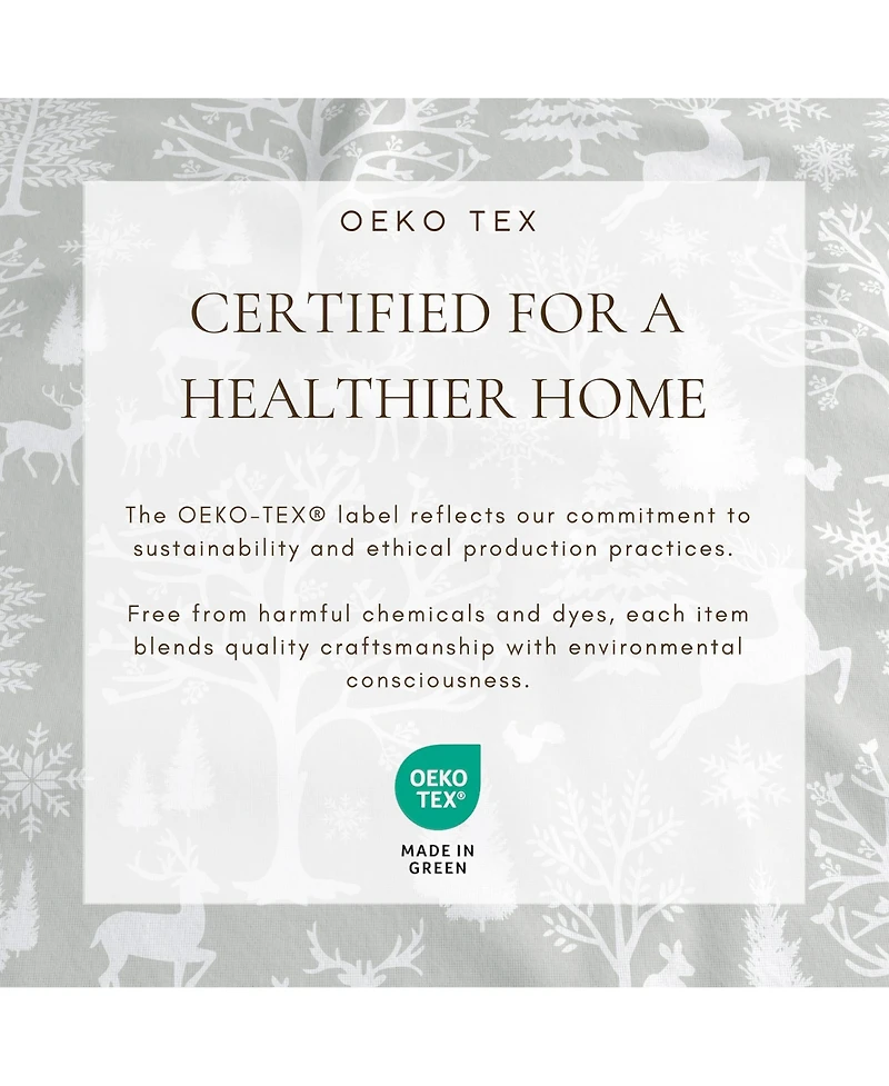 Linery & Co. Ultra-Soft Turkish Cotton Flannel Lodge Print Sheet Set