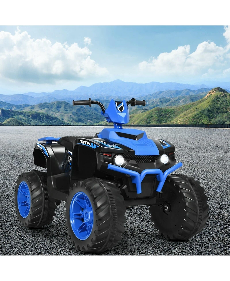 12V Kids Ride on Atv with Led lights and Treaded Tires