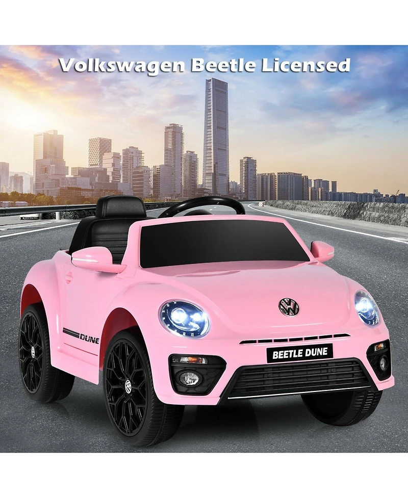 12V Kids Ride-On Car with Remote Control and Lights