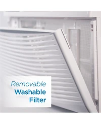 Black+Decker Window Air Conditioner 5,000 Btu, Ac Window Unit Cools Up to 150 Square Feet, Window Ac Unit with Mechanical Controls, 2 Cooling Speeds a