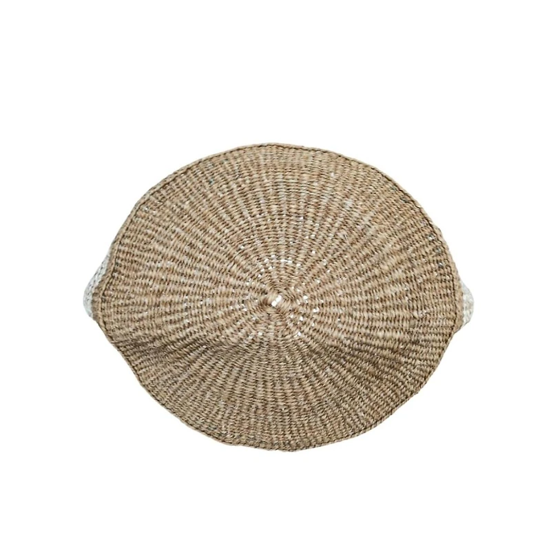 Life s Path Handmade Sisal Market Tote Basket